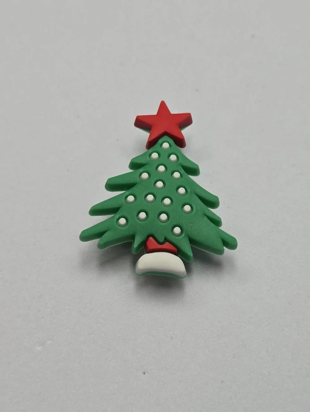 Christmas Tree Croc Shoe Charm Red Star Snow Ornaments Holiday Jibbitz Style